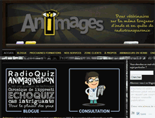 Tablet Screenshot of animages.ca